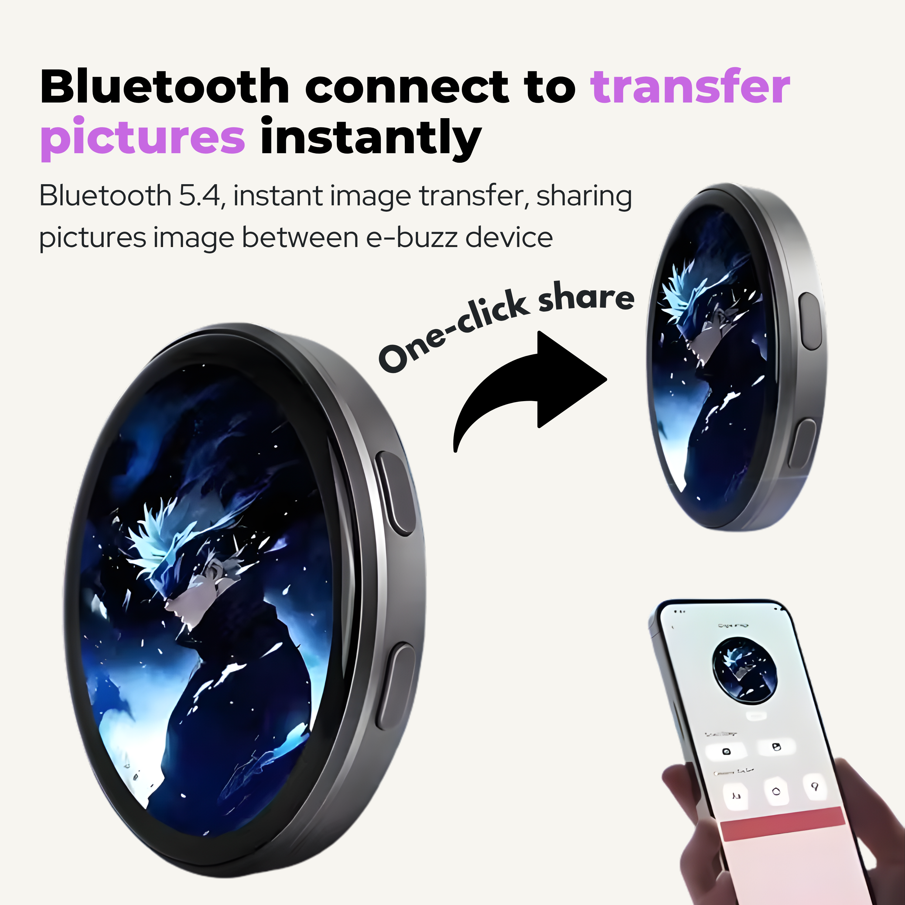 Smart Digital Badge Infimood Vibe™